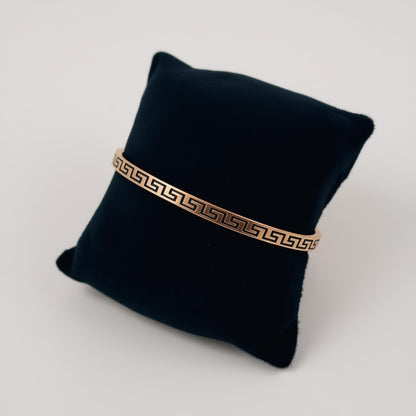 Athenian Greek Key Bangle