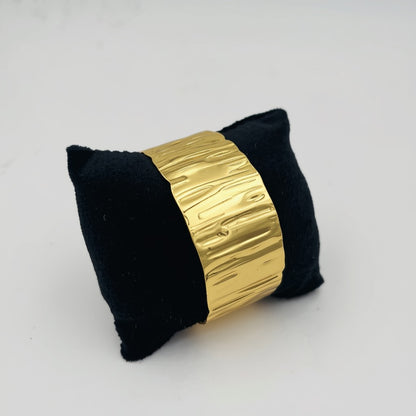 Gilded Bark Statement Cuff
