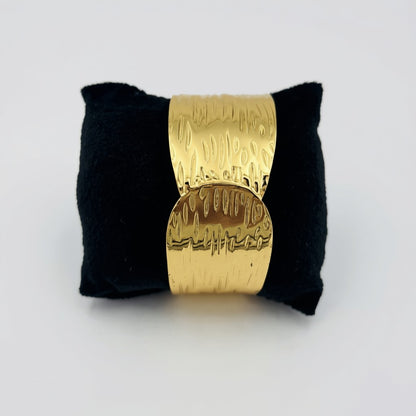 Gilded Bark Statement Cuff