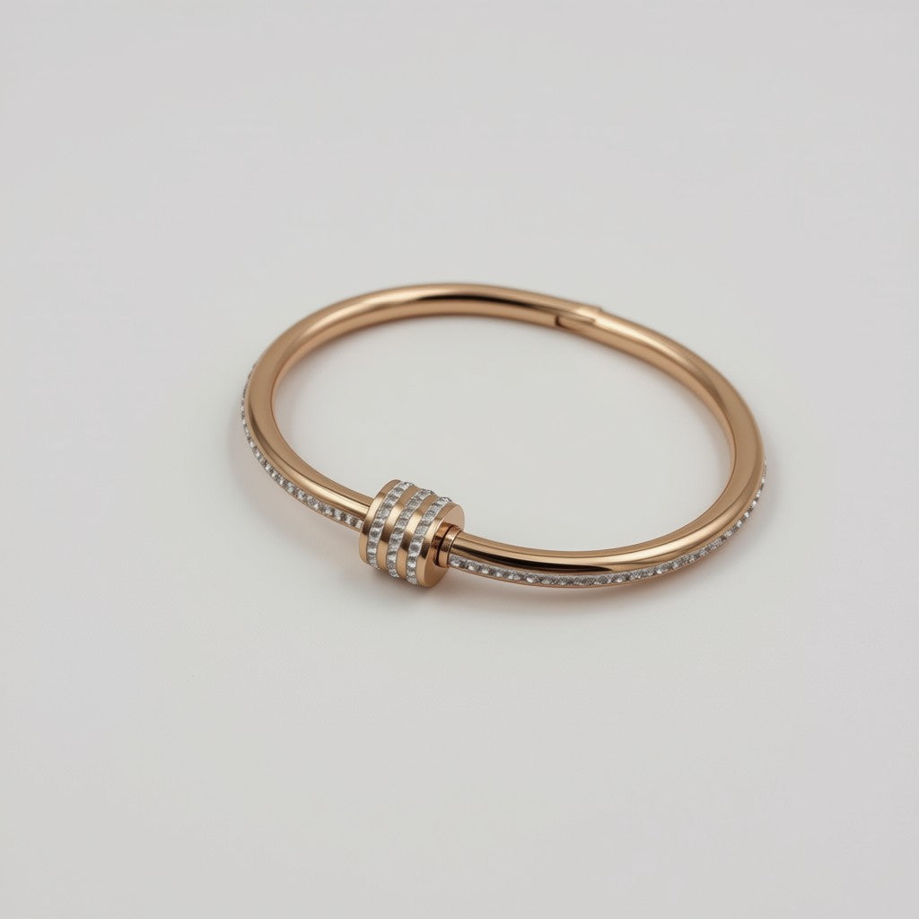 Radiant Rose Trio Bangle
